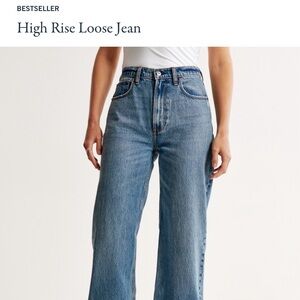 Abercrombie & Fitch Loose High Rise Jean